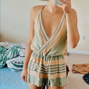 URBAN outfitters green romper